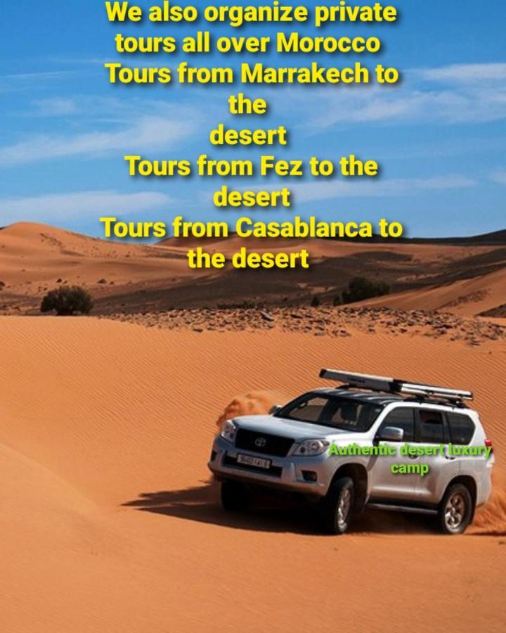 Authentic Desert Luxury Camp Merzouga Exteriör bild